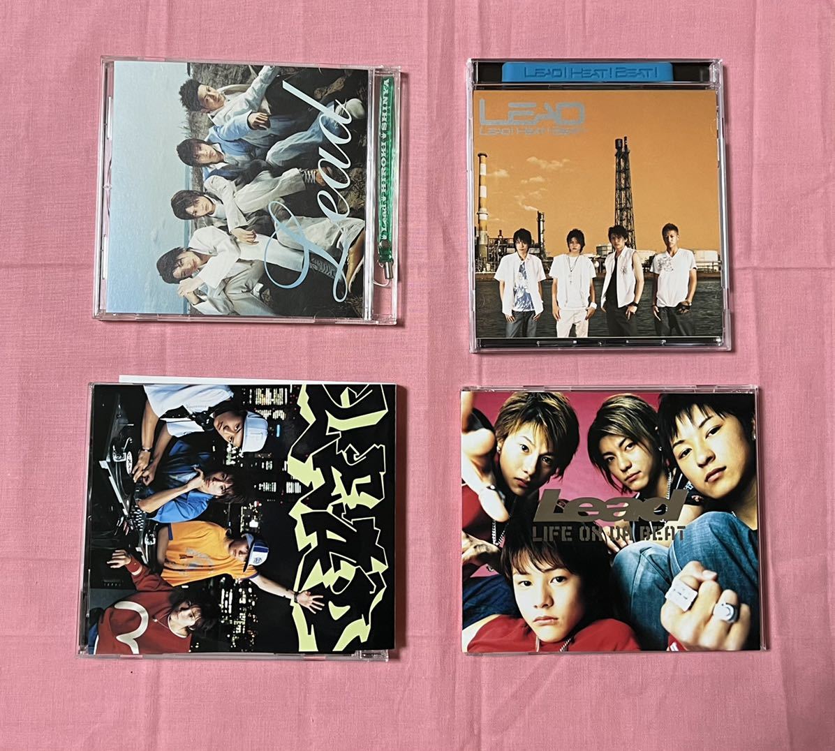 【中古】アルバムCD「LEAD!HEAT!BEAT! 」「BRAND NEW ERA」「LIFE ON DA BEAT」シングルCD「あたらしい季節へ(初回限定盤)」計4枚 Lead拍卖