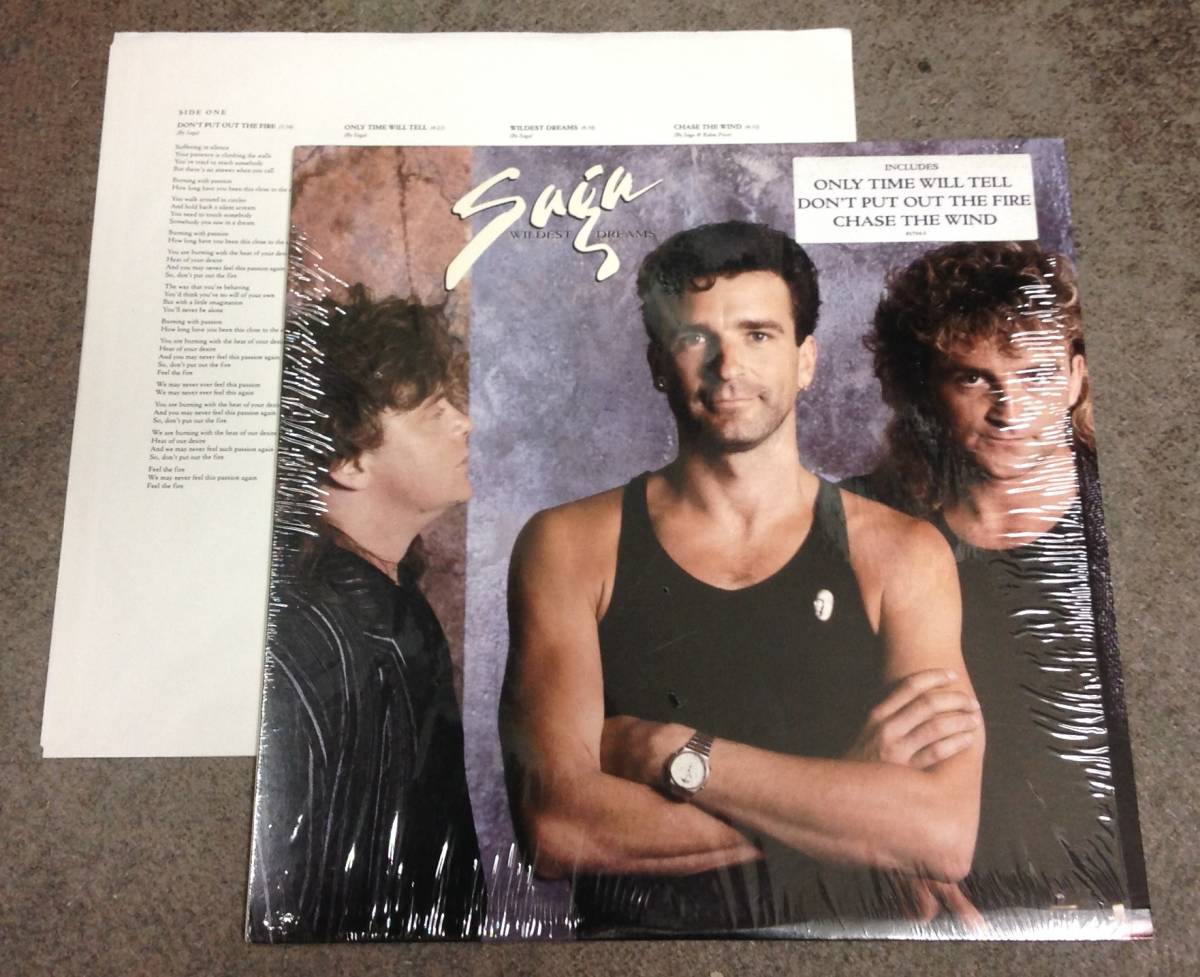 Saga 1 lp , Wildest dreams , ( with steaker)拍卖