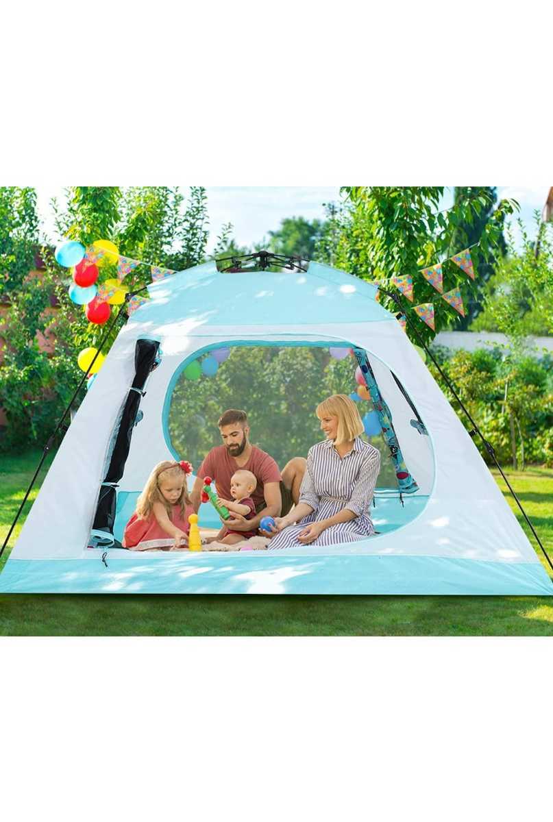 ワンタッチテント 簡単 4人用 登山 アウトドア 自立式 設営簡単 自動 軽量 コンパクトワンタッチ フェス 野外ライブ ポップアップ拍卖