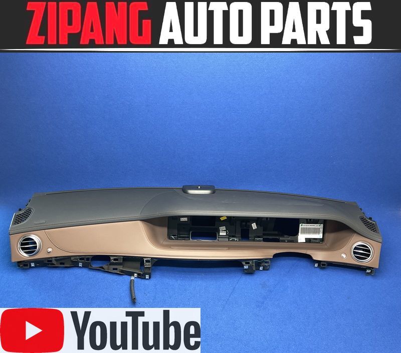 MB211 W222 S400h ラグジュアリーP 前期 ダッシュボード ◆合皮/ブラック×ブラウン系 【動画有り】○拍卖