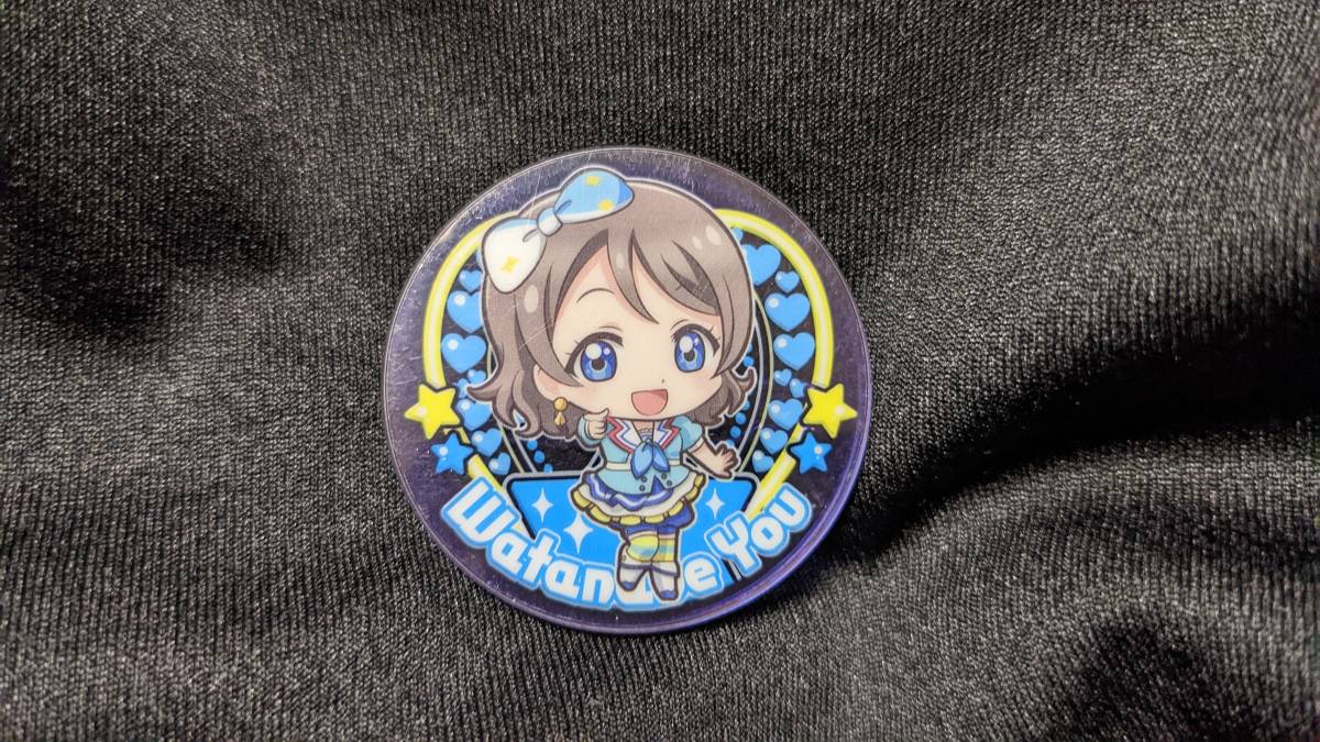 【送料無料】ラブライブ!サンシャイン!! ガチャ限定アクリルバッジ 渡辺曜 (青空Jumping Heart)斉藤朱夏 Aqours拍卖