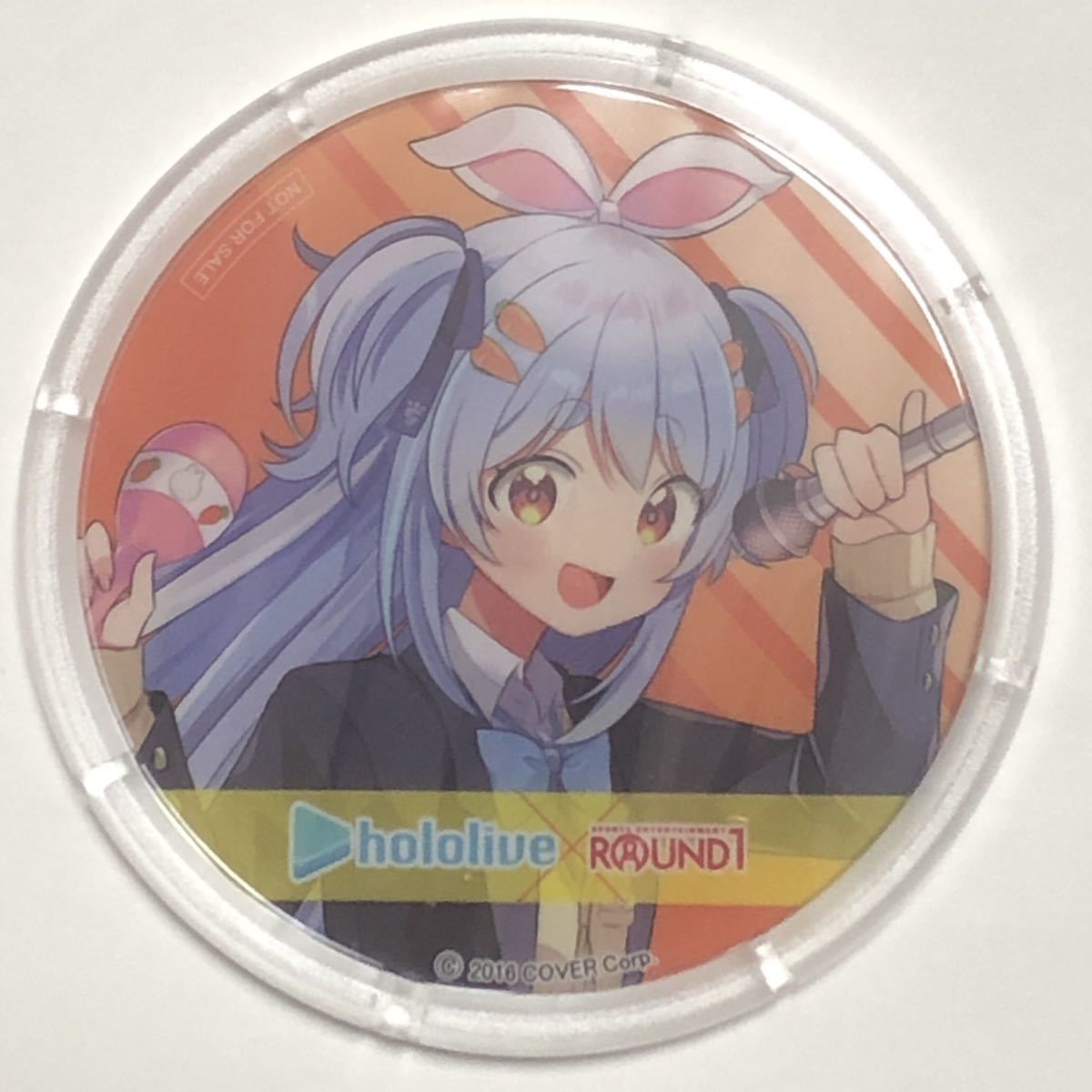 【兎田ぺこら(等身/カラオケ)】『ホロライブ×ROUND1』アクリルコースター コラボドリンク注文特典 Hololive VTuber ラウンドワン拍卖