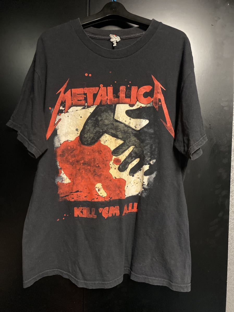 00'S 当時物 METALLIC Tシャツ ヴィンテージ ブラック バンドTシャツ メタリカ TOUR Tシャツ サイズL コピーライト拍卖