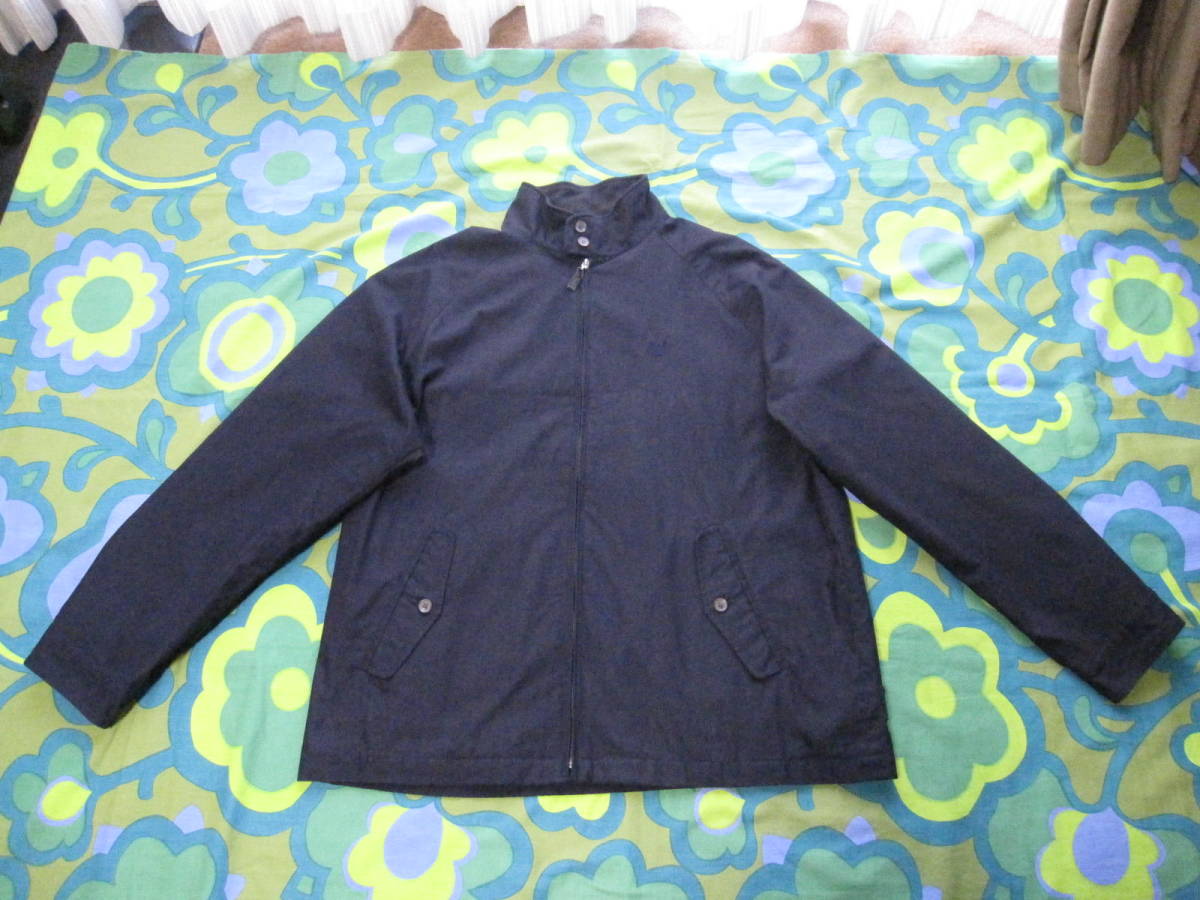 メンズ2L/XL CHAPS RALPH LAUREN チャップス ラルフローレン フルZIP ブルゾン ネイビー 使用少ないキレイ アウター 古着拍卖