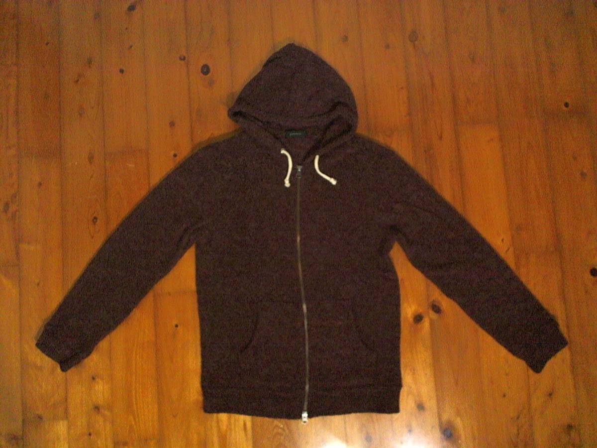 ☆レイジブルー【RAGEBLUE】パイル地 ジップアップ パーカ ジャケット ジャンパー M 紫 パープル拍卖