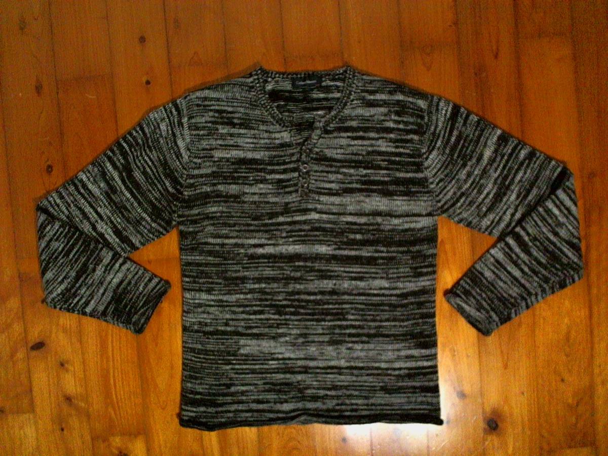 ☆ルノンキュール☆Lugnoncure☆アクリルニット セーター プルオーバー FREE 黒 ブラック拍卖