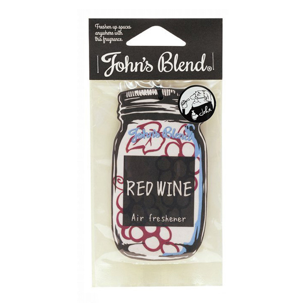 芳香剤・消臭剤 ジョンズブレンド John's Blend エアーフレッシュナー レッドワイン 吊り下げタイプ ノル/NOL OA-JON-1-5 ht拍卖