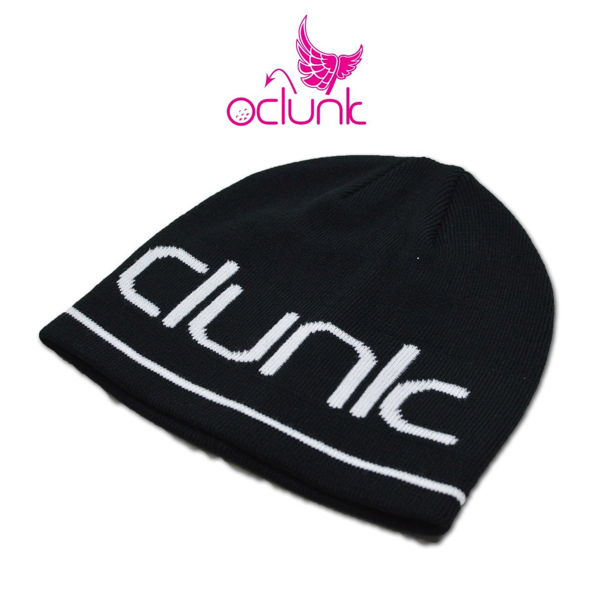 【クランク】メンズ ニット帽子 黒 CL5NVC73 BLK CLUNK ゴルフ カジュアル スポーツ 秋冬用 おしゃれ かっこいい ギフト @拍卖