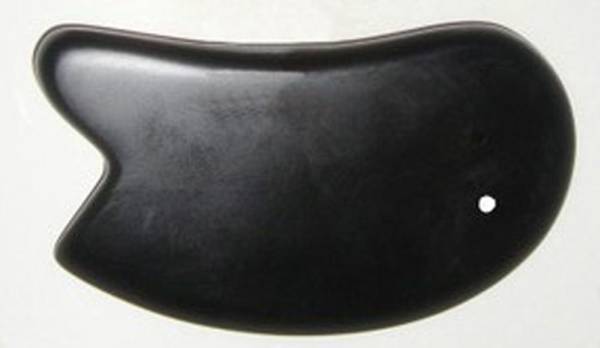 〆美容・健康に高級 天然(泗濱浮石)の「かっさプレート」黒拍卖