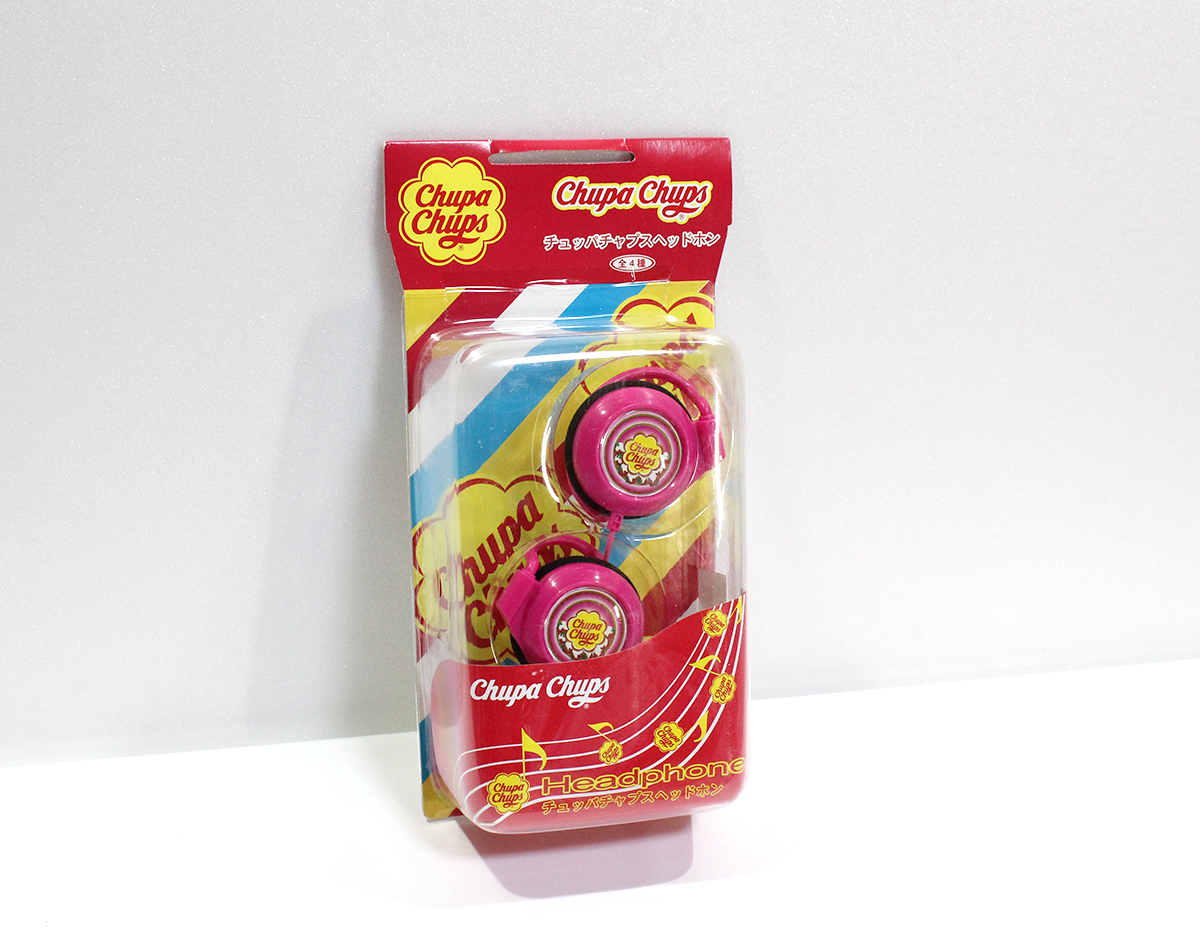 レア チュッパチャプス ヘッドフォン カラー ピンク Φ3.5mm 未開封保管品 y0978拍卖