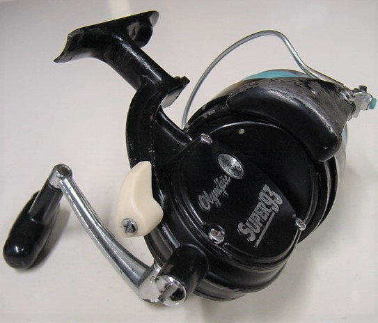 オリムピック釣具店・SUPER 93■希少な左手捲式拍卖