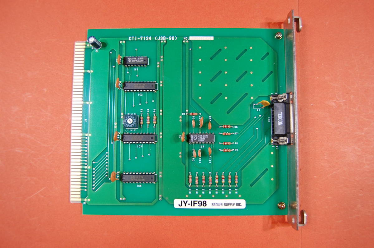 PC98 Cバス用 インターフェースボード SANWA SUPPLY JY-IF98 ジョイスティック用 I/F? 動作未確認 ジャンク扱いにて R-045 1430 拍卖