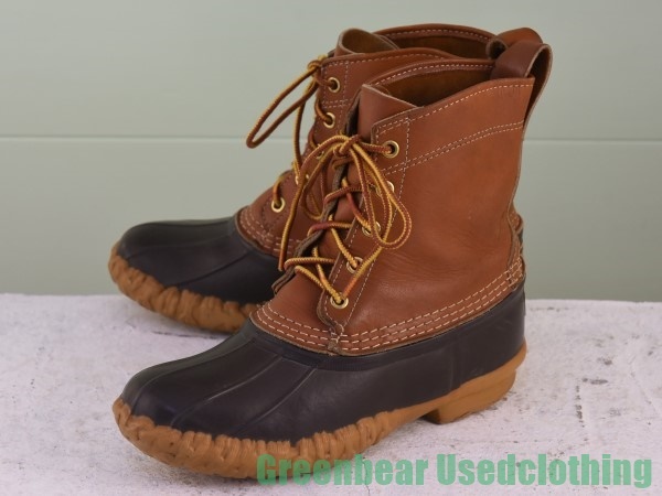 P907◆USA製【L.L.ビーン】ビンテージ ビーンブーツ 良い味 茶 ブラウン レディース 6LGM 23cm拍卖