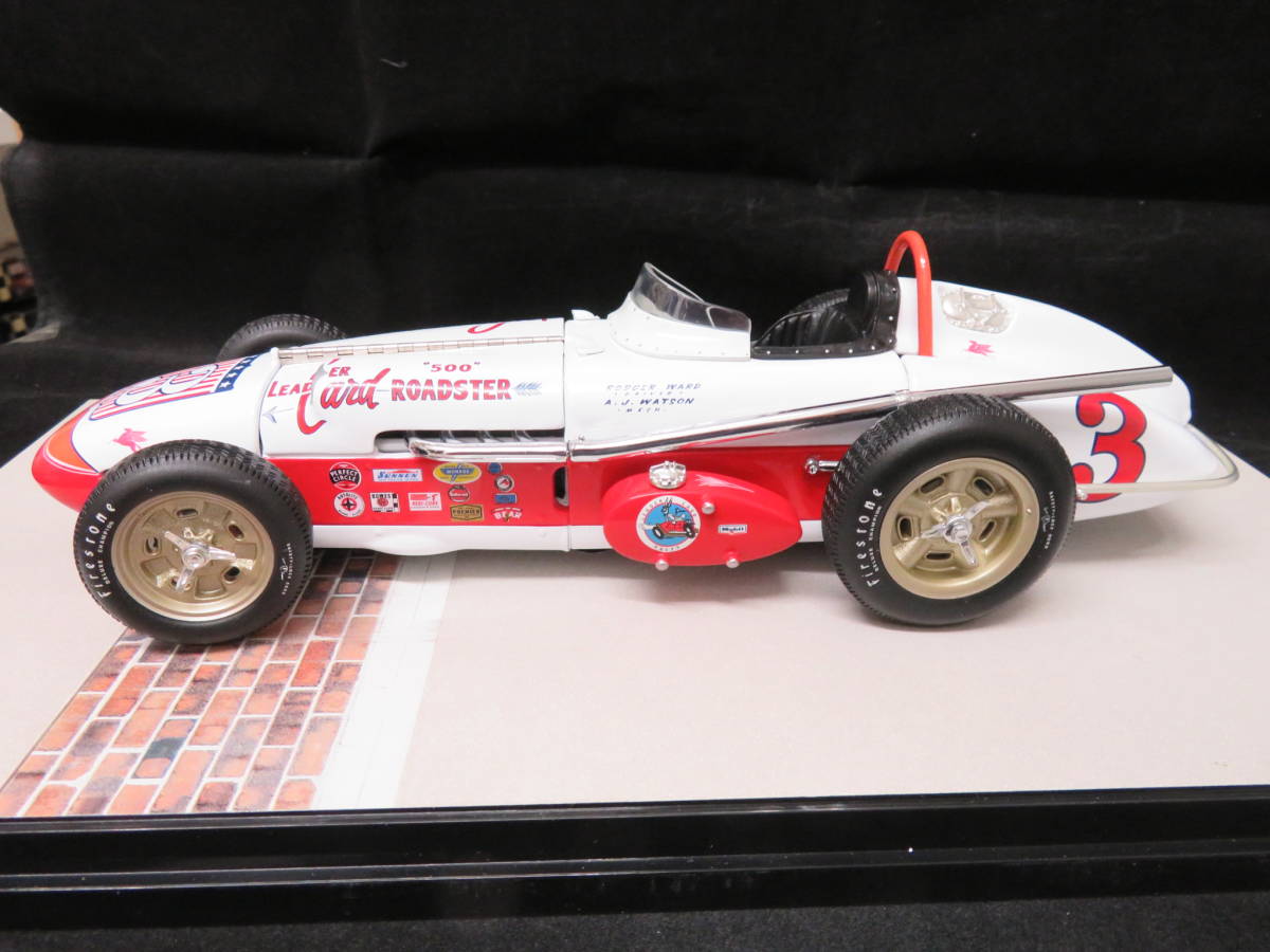 カルーセル1 1/18 ワトソン ロードスター インディ 500 1962 ウイナー #3 R.ワード、”リーダーカード 500 ロードスター”拍卖