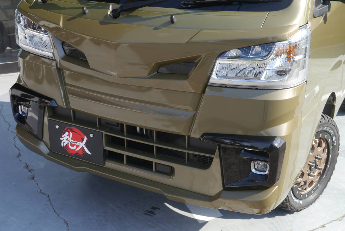 S500P S510P ハイゼット トラック 標準/ジャンボ LEDフォグ車用 フォグランプカバー FRP FOG LAMP COVER 乱人 ダイハツ 素地品 未塗装品拍卖