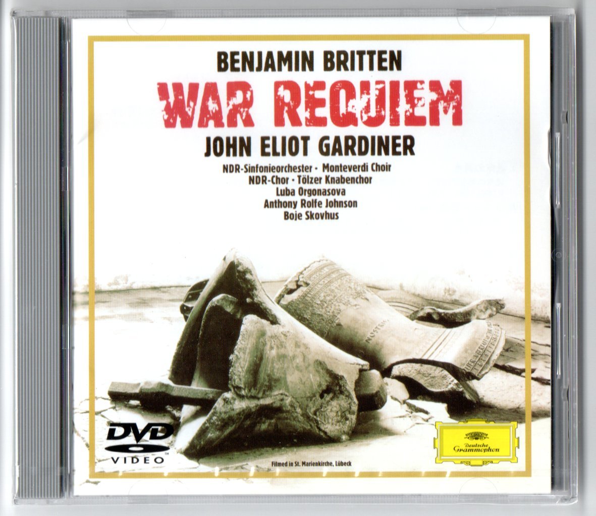 送料無料 未開封DVD ベンジャミン・ブリテン:戦争レクイエム 作品66 ジョン・エリオット・ガーディナー 北ドイツ放送交響楽団拍卖