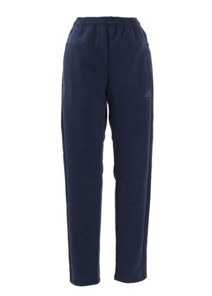 【KCM】Z-adi-127-M★展示品★【adidas/アディダス】レディース ヘザー ウォームアップパンツ FTK72-DU9739 ネイビー サイズ M拍卖