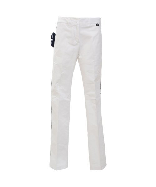 【KCM】Z-adi-397-OT★展示品★【adidas】ADICROSS レディース シャンブレースリムパンツ ゴルフ FVE97-DW7682 ホワイト サイズ OT拍卖