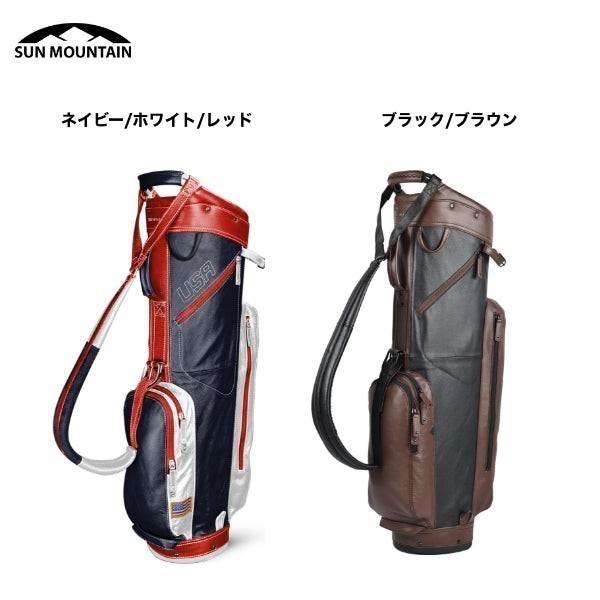 ★新品★送料無料★ サンマウンテン Sun Mountain Leather カートバッグ ブラウン/カーキ拍卖