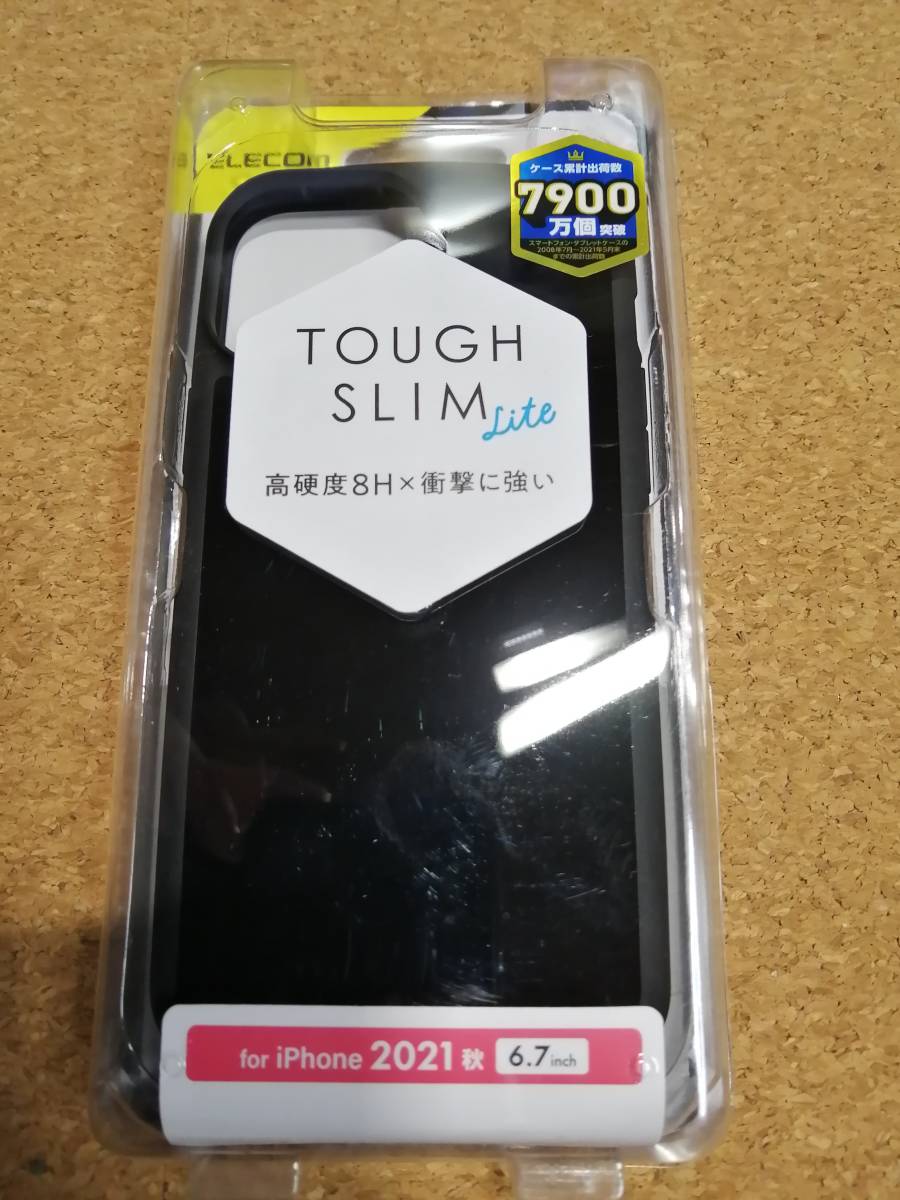 エレコム iPhone 13 Pro MAX 6.7inch TOUGH SLIM LITE ケース ブラック PM-A21DTSLBK 4549550220736拍卖