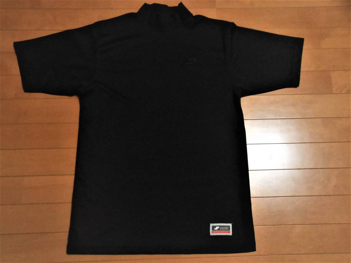 SSK 野球 審判 アンダーシャツ 【L・半袖・ハイネック・ブラック】拍卖