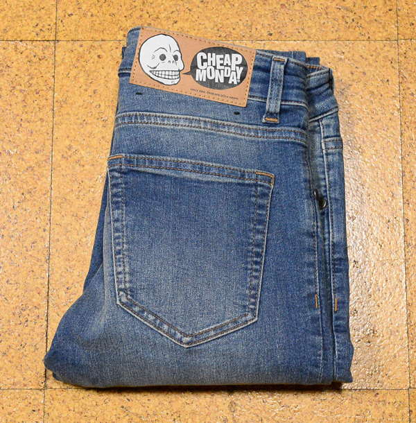 サイズS(76cm) チープマンデー スーパースキニーデニムパンツ / 股下76cm拍卖
