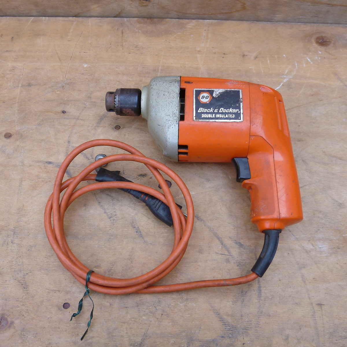 Black&Decker 6.5mm 電気ドリル 中古 ブラックアンドデッカー拍卖