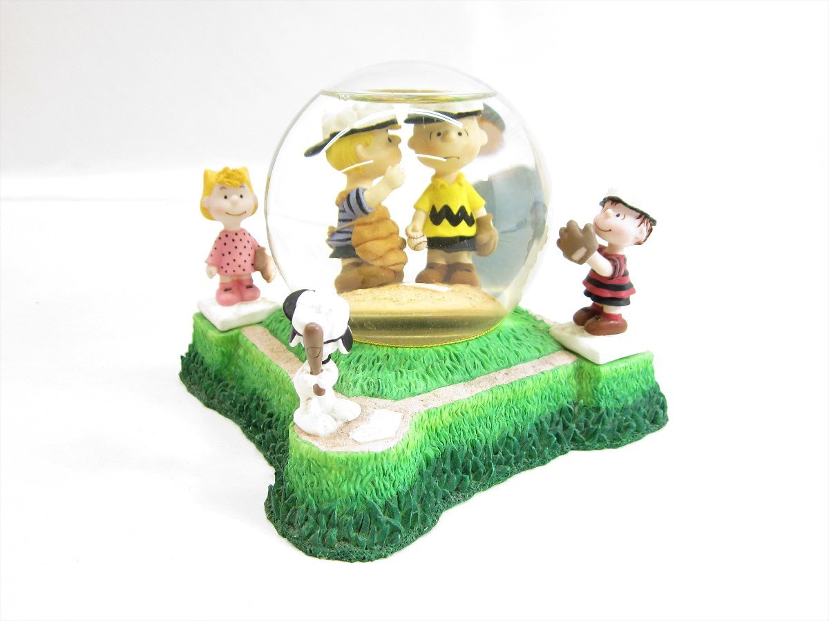 PEANUTS 50周年 スヌーピー スノーグローブ スノードームオールド Vintage ビンテージ オブジェ ∠UK829拍卖