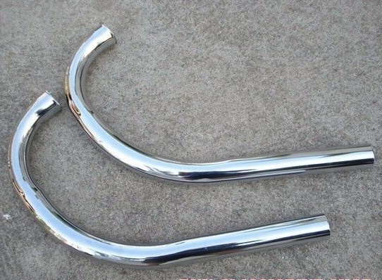 旧P HONDA C72 エキゾーストパイプSet エキパイ Exhaust pipe C72 C77 CA72 CA77 左右Set/拍卖
