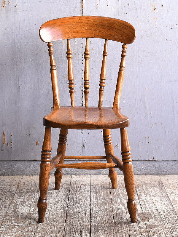 イギリス アンティーク家具 キッチンチェア 椅子 11397拍卖