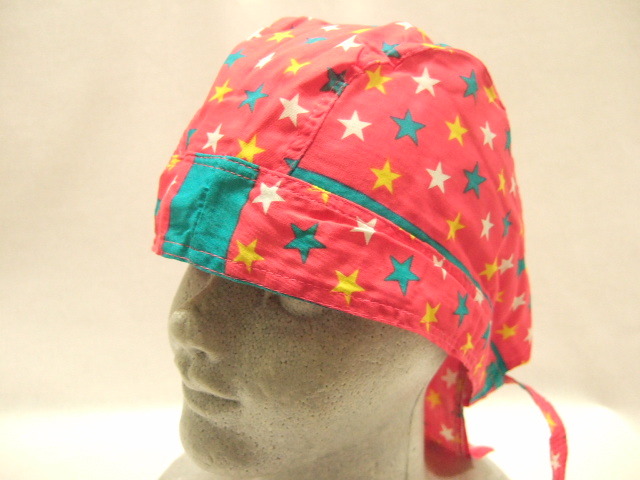 横浜最新 スター☆星 魅惑のバンダナキャップStar ライトピンク メンズレディース 同梱4枚まで送料180円ξbcξ ξ51拍卖