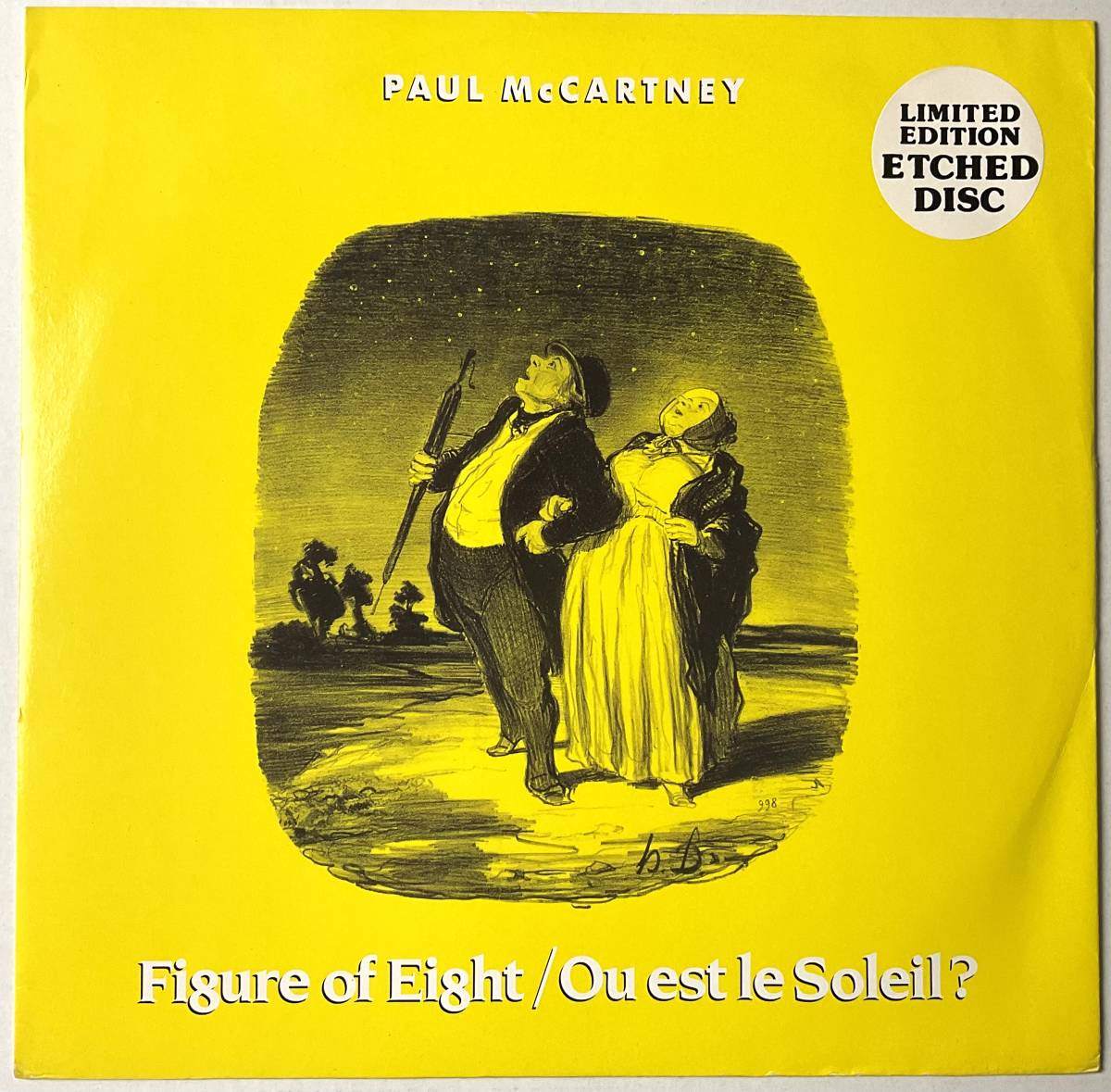 未使用盤 限定盤 レコード 12“ ポールマッカートニー Paul McCartney Figure Of Eight / Ou Est Le Soleil? 12RS 6235 LIMITED UNPLAYED拍卖