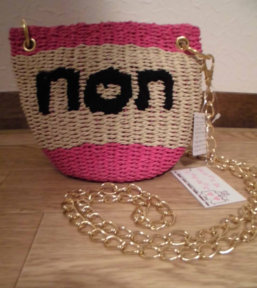 即決☆完売品☆定価5040円☆ノースコーナー&ミルクフェド コラボ商品☆ かご ショルダー ポシェット バッグ ♪non拍卖