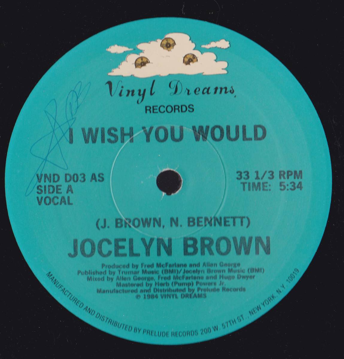 ダンクラ12inch★JOCELYN BROWN / I wish would★Vinyl dream★拍卖