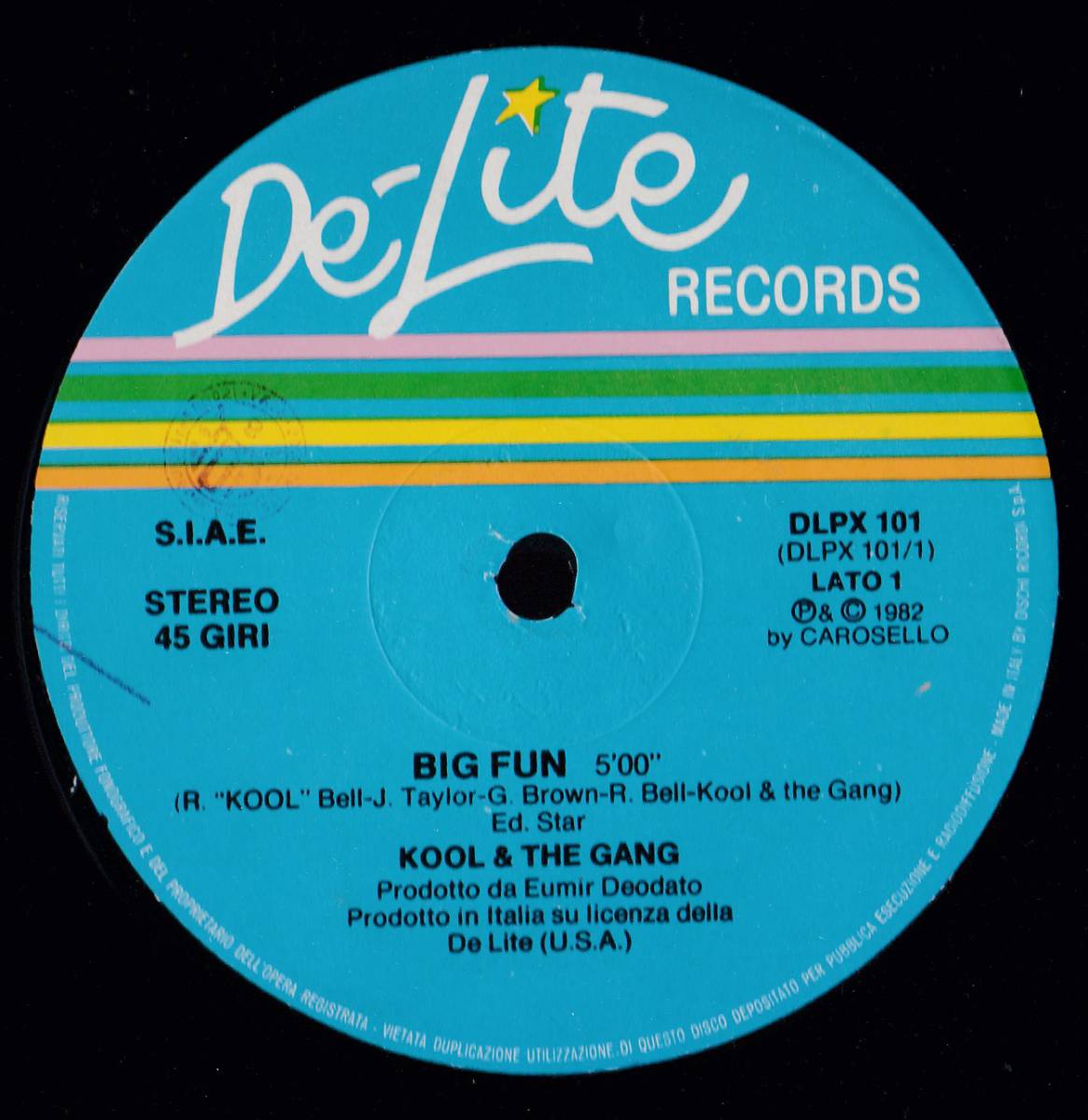 ダンクラ12inch★KOOL & THE GANG / Big fun / No show★Italy盤・De-Lite★拍卖