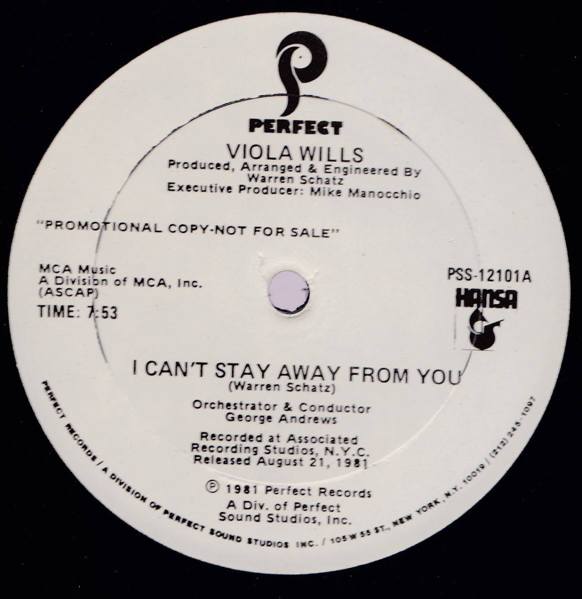 ダンクラ12inch★VIOLA WILLS / I can’t stay away from you★Perfect★拍卖