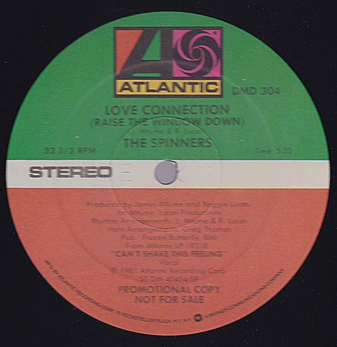 ダンクラ12inch★SPINNERS / Love connection★Atlantic★拍卖