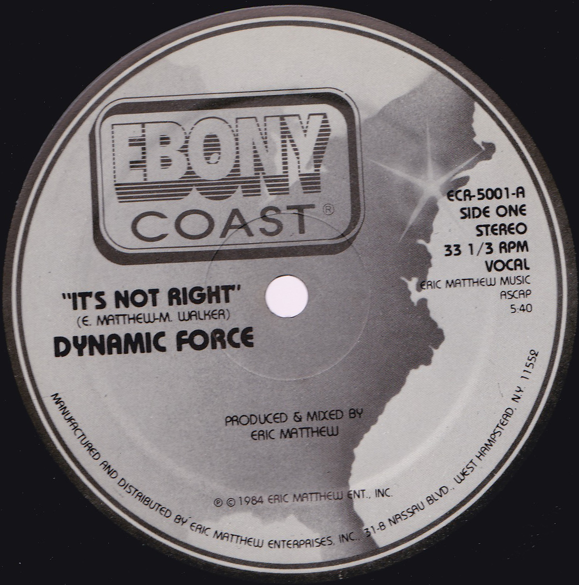 ダンクラ12inch★DYNAMIC FORCE / It’s not right★Ebony coast★拍卖