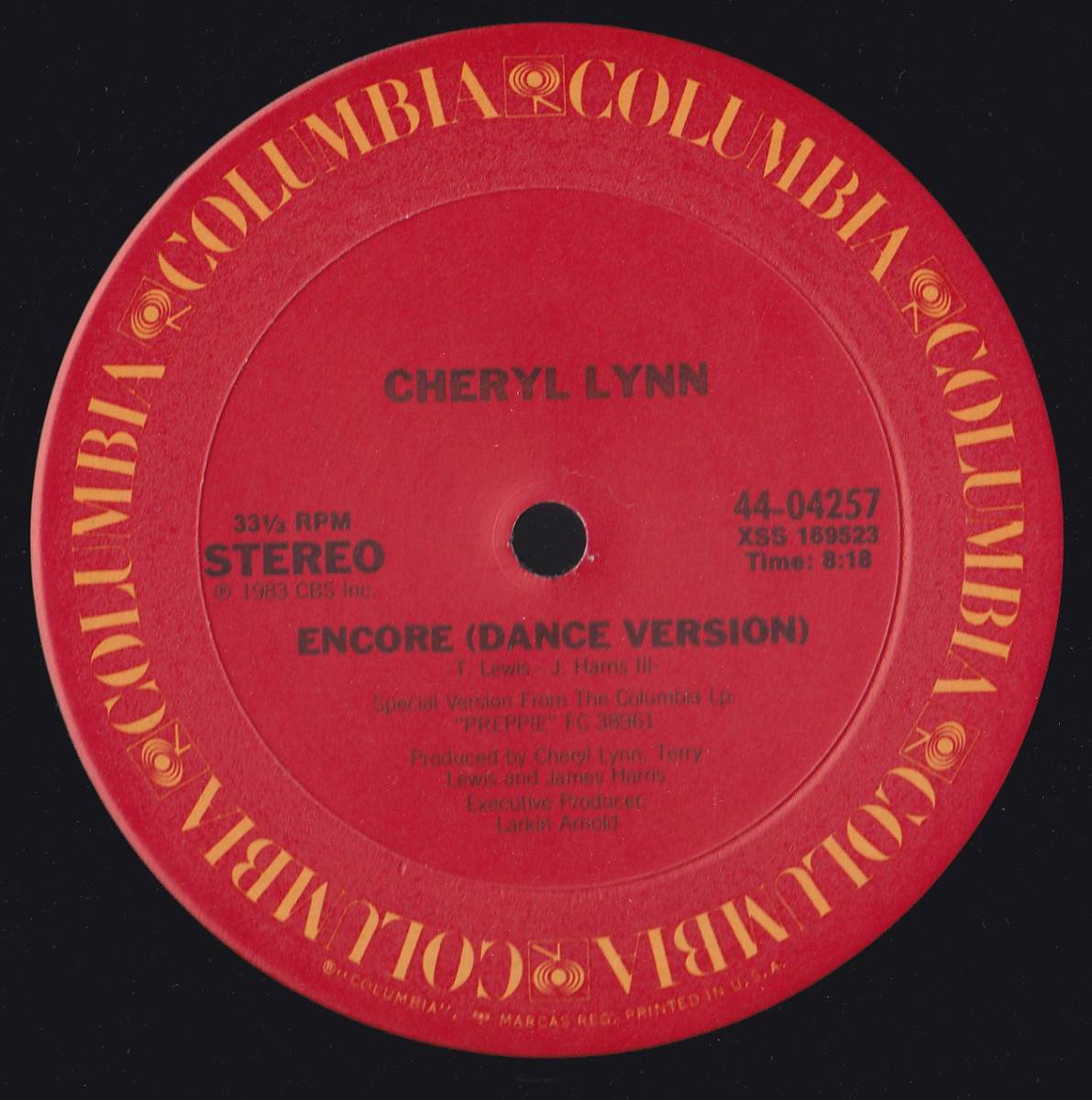 ダンクラ12inch★CHERYL LYNN / Encore / Free★Columbia★拍卖