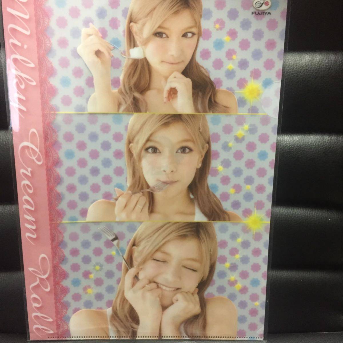 未使用★ローラ 非売品クリアファイル 不二家ミルキークリームロール ★拍卖