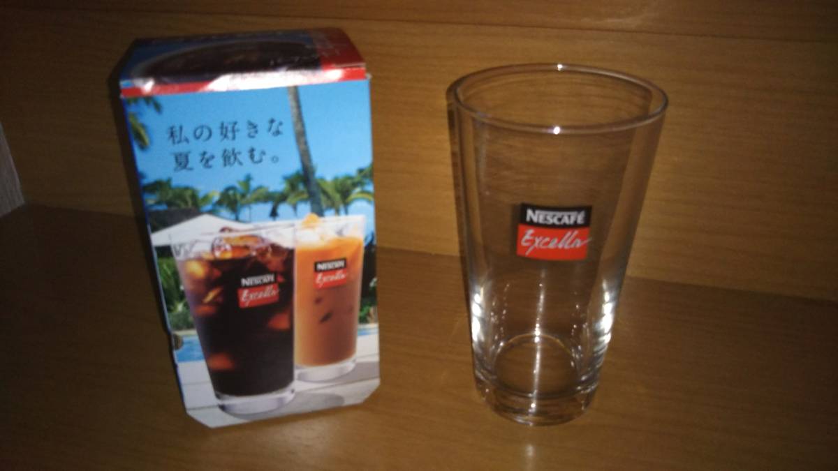 ネスカフェ エクセラ オリジナル アイスグラス◆アイスレシピ入り拍卖