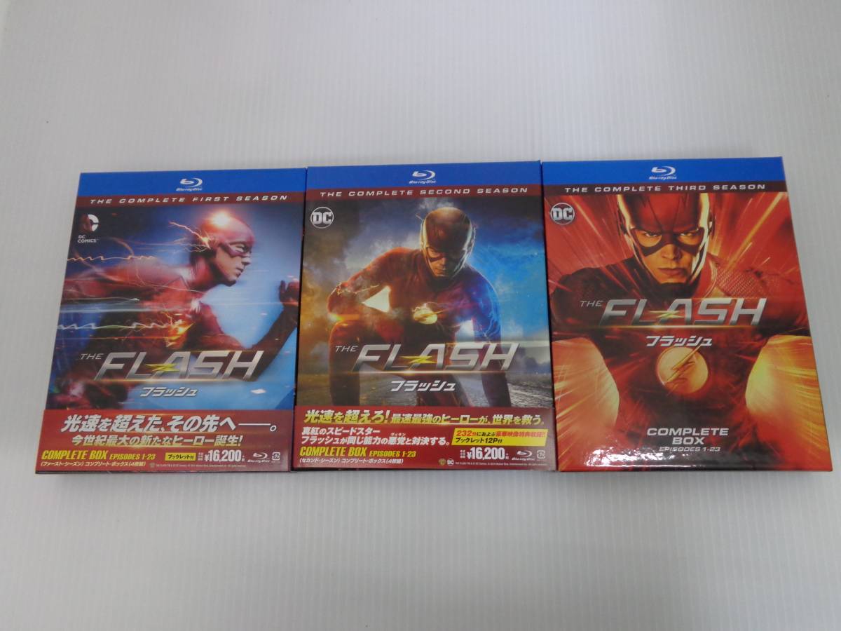 【Blu-ray BOX】THE FLASH / フラッシュ 1st 2nd 3rdシーズン コンプリートボックス 国内正規盤//拍卖