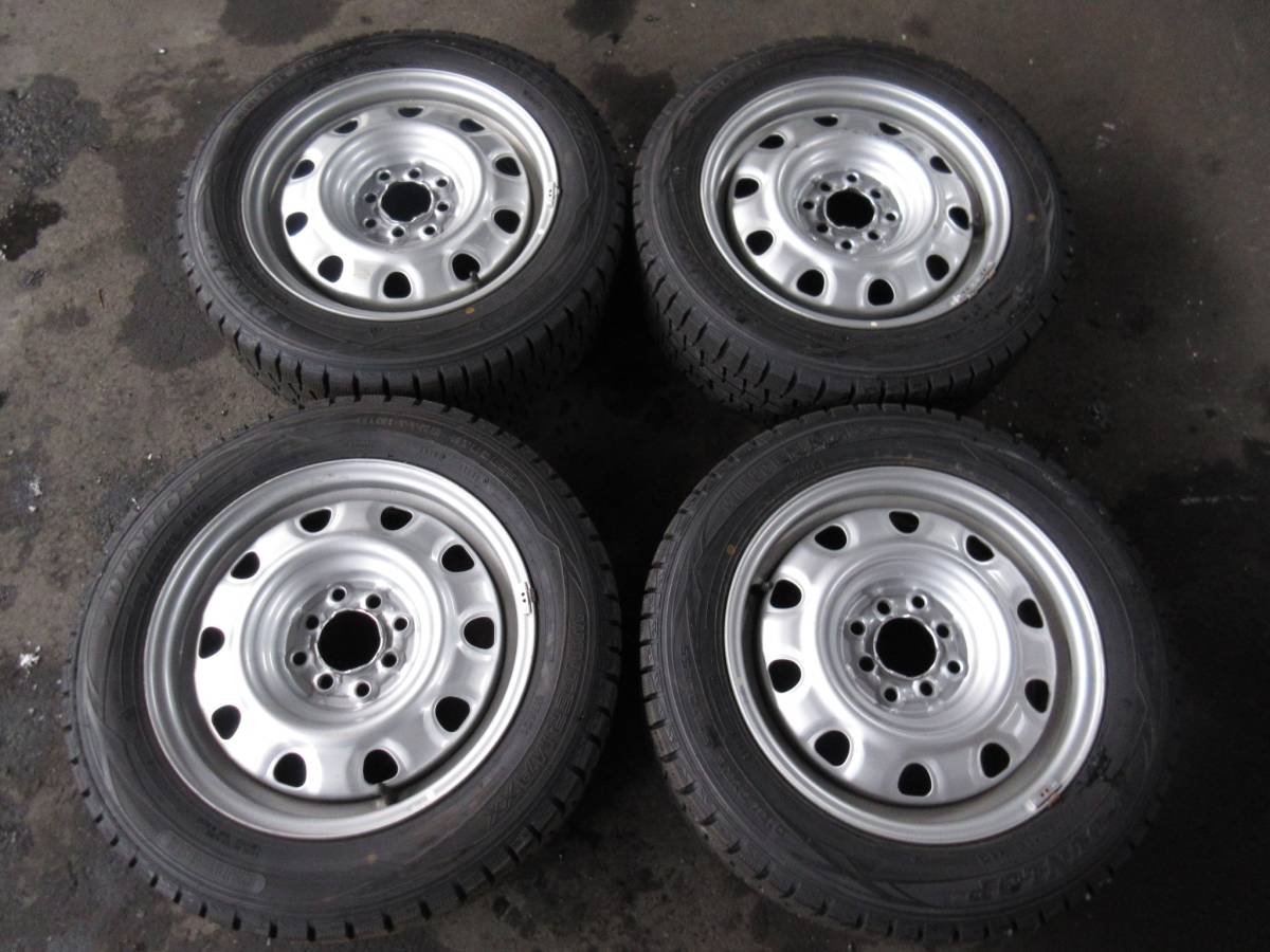 HS410 送料無料 残溝9分山 美品 4本SET価格! 175/65R15 ダンロップ WINTER MAXX 15×5.5JJ 4穴 PCD100/114.3 マルチ 2016年製拍卖