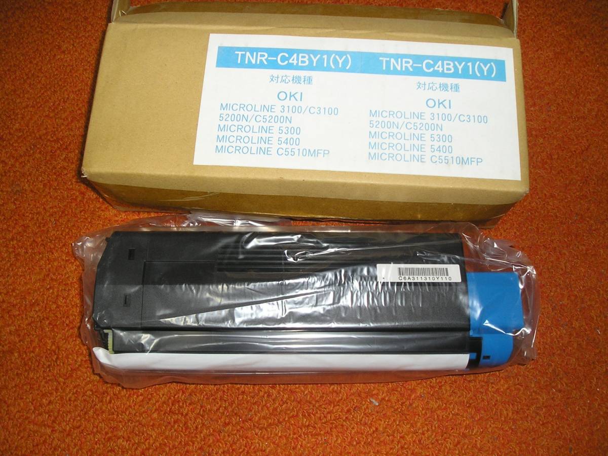 OKI MICRLIN5100/5200/5300/5400/3100 C500N/3100純正トナ-カ-トリッジTNR-C4BY1(Y)拍卖