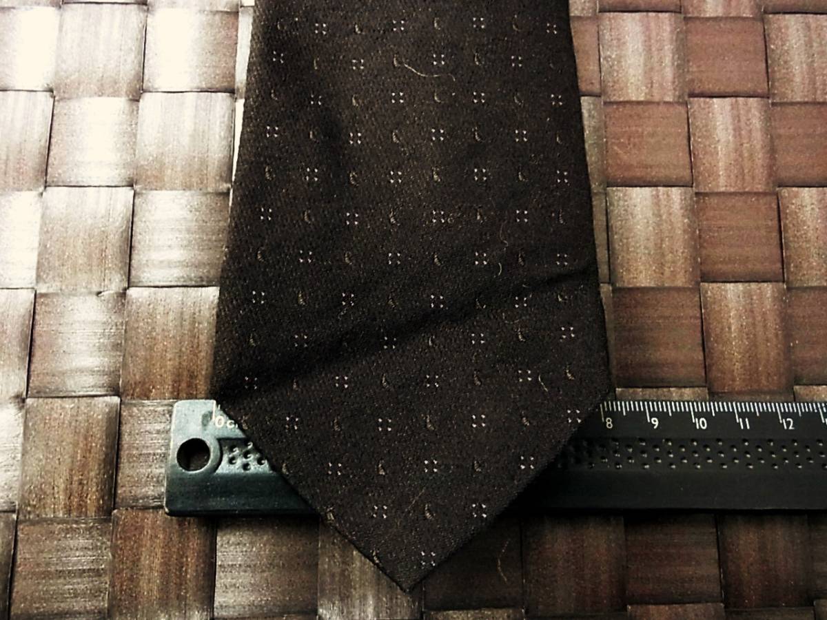 yW0450【人気ウール25%】良品インマゲのネクタイ拍卖