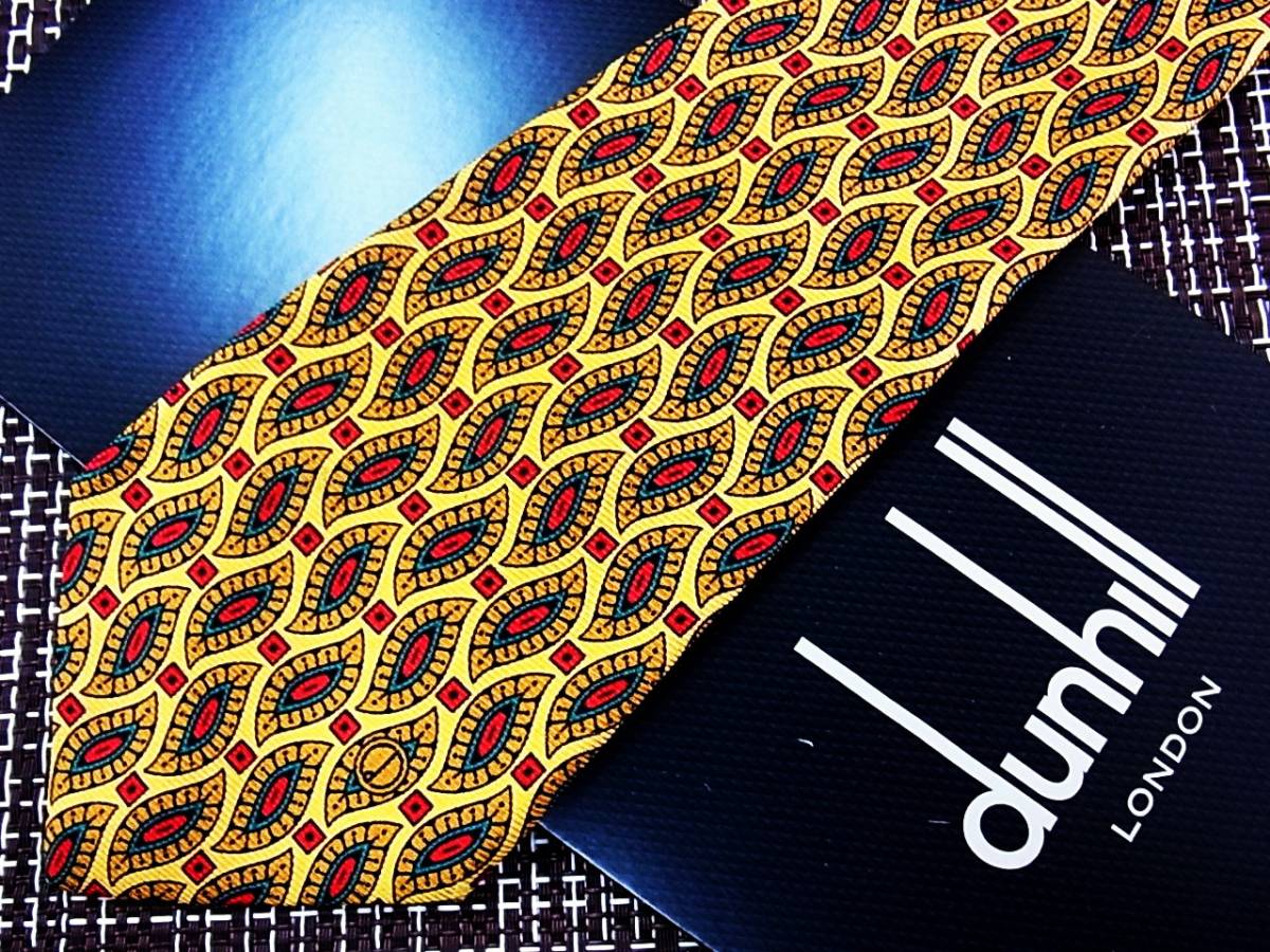 ・ω・ ★SALE★3097■ ダンヒル【ペイズリー】ネクタイ♪拍卖