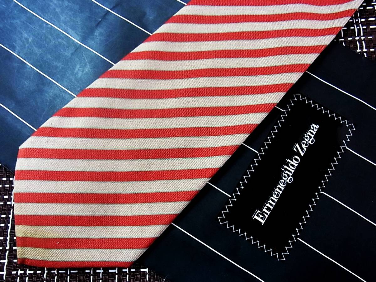 ・ω・ ★SALE★3124■ ゼニア【Zegna】ネクタイ♪拍卖