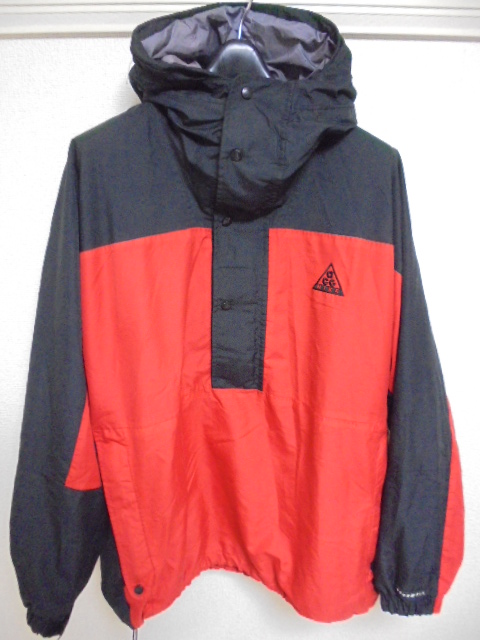 即決 90s nike acg storm fit ナイロン プルオーバー ジャケット M マウンテンパーカー VINTAGE OLD拍卖