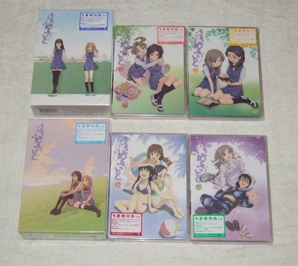 新品 DVD ささめきこと 初回版 全6巻セット拍卖