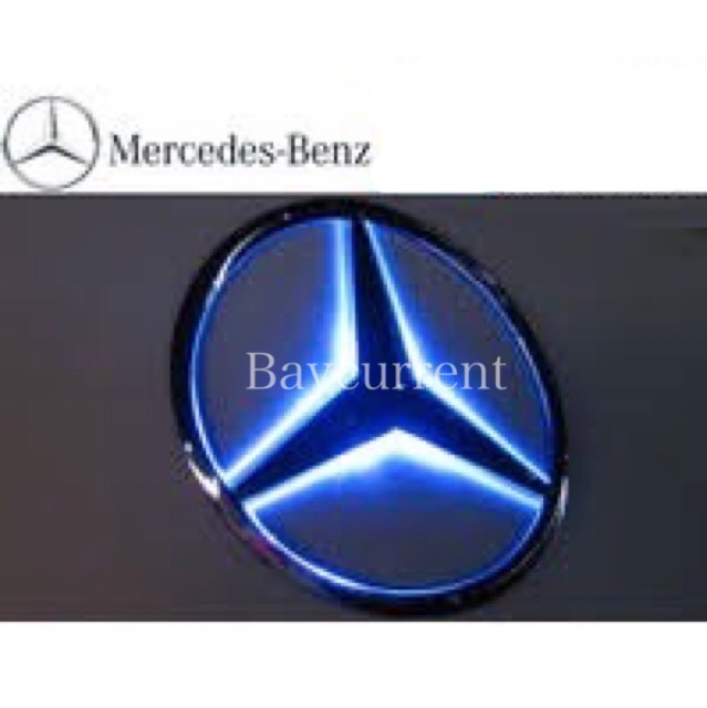 【正規純正品】 メルセデスベンツ フロント LED エンブレム 青色 W204 W216 W218 W207 R172 W463 W251 W639 W166 X204 W245 57500030拍卖
